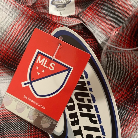 Concepts Sports Toronto Plaid Shirt Size L - Picture 9 of 10